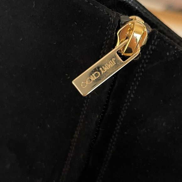 Jimmy Choo Helaine Black Suede Ankle Boots - Picture 3 of 4